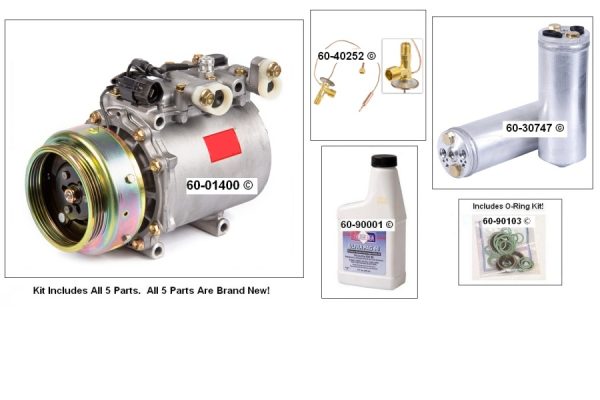 1995 - 1996 Mitsubishi Eclipse Talon turbo A/C AC compressor *FULL KIT* 2 Years Warranty MR315256