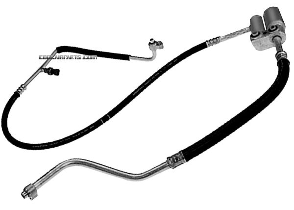 1999 to 2002 SILVERADO SIERRA 4.3L NEW A/C MANIFOLD Suction and Discharge HOSE ASSY ACDELCO 15-31105