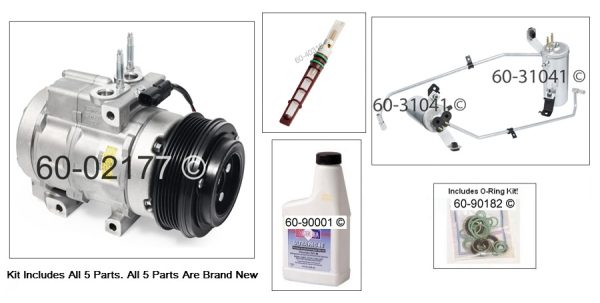 Ford Explorer Mercury Mountaineer 4.6L Brand New A/C AC Compressor Kit