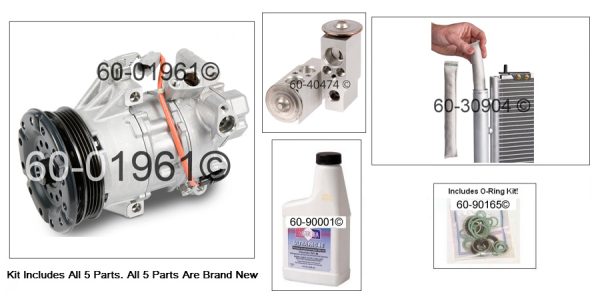 8831052250A New AC A/C Compressor with Clutch Scion for xA xB 2004-2006 FULL KIT