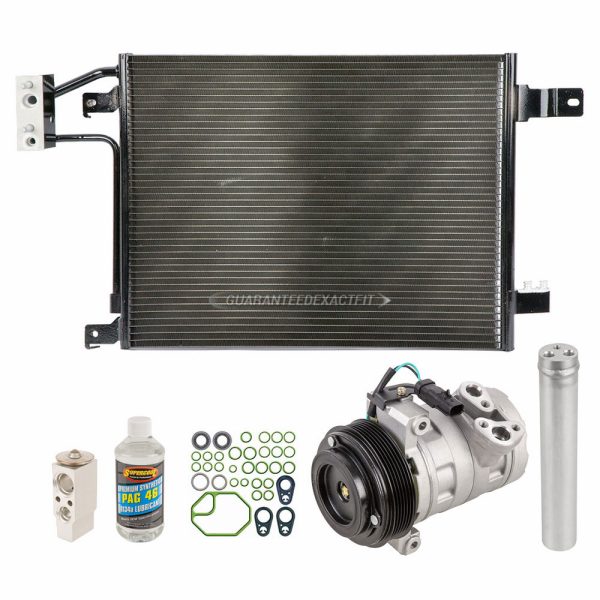 2007-2011 New AC A/C Compressor Jeep Wrangler 3.8L 55111401AC, 55037470AD, 55111401AD, 55111401AE RL111401AF