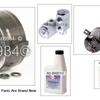 Mercedes 300CD 300D 300TD 77-87 AC A/C Compressor New FULL Kit 2724368 88964871 1131636 1134354 1134358 1134381 12302698