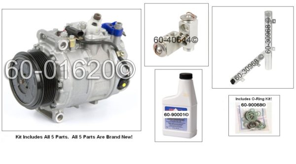 Mercedes-Benz E320 E500 Brand New Top Quality  A/C Compressor w/ Full AC Kit  0012306211,  0012308111