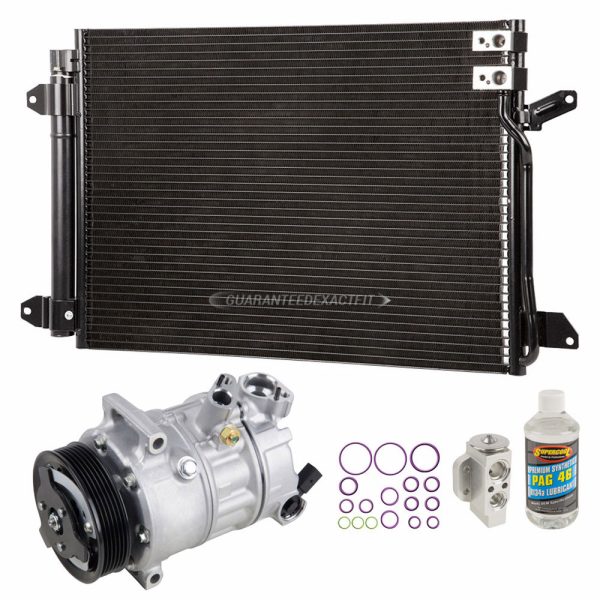 VW Jetta & New Beetle TDI OEM Sanden 4573 AC Compressor w/ A/C Repair Kit 1K0820679 1K0820803N 1K0820803P 1K0820803Q 1K0820803S