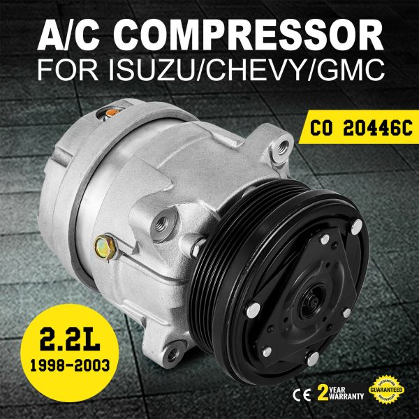 98-03 Chevrolet S10 Sonoma 2.2L NEW A/C Compressor 15-20313, 15-20446 1137015, 1137023, 1137024