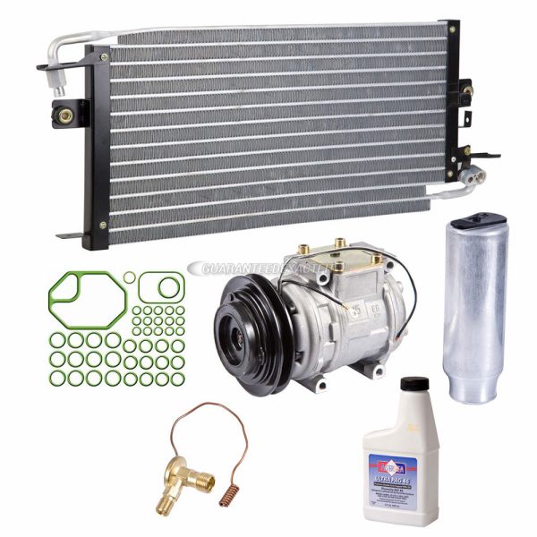 A/C Kit w/ AC Compressor Condenser & Drier For Toyota Pickup 2.4L 1989 - 1994 1520827 1520911 1521347 CS20097 4710244 4711141 4711244