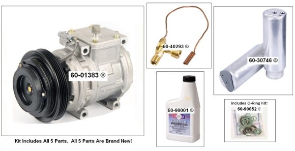 1995 - 1998 Toyota T100 3.4 A/C AC Compressor w/ FULL KIT