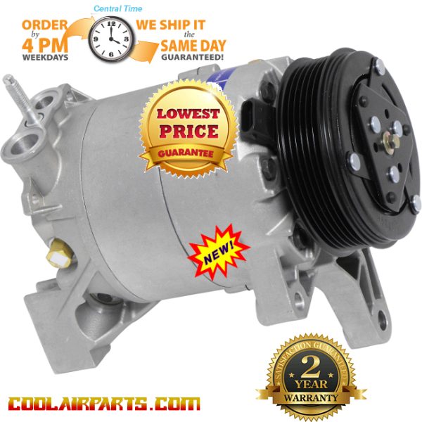 2005 - 2012 New AC Compressor  Allure, Lacrosse, Malibu, Pontiac G6, Aura 2 Years Warranty