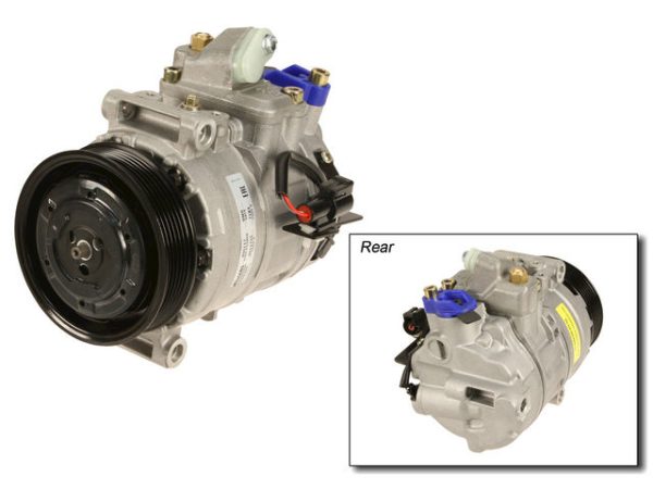 2007-2009 Jaguar XK XKR OEM A/C Compressor Denso 24723QV 2008 4371007290  C2C39502 C2C27255