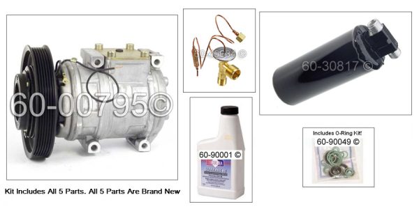 Acura 2.5 TL 1995 -1998 New A/C AC Compressor Kit 2 Years Warranty