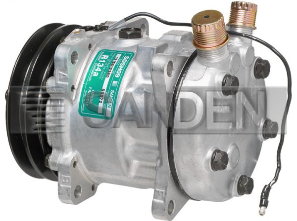 NEW SANDEN OEM A/C Compressor G Caterpillar Skidsteer 345-4547 3454547 S5604 5604 345-4547 S5072 SD5H09 S5604 S5071 5072 5071 3454547