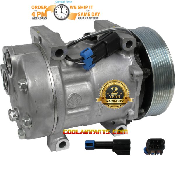 New Sanden OEM Mack Kenworth Peterbilt Volvo Truck AC Compressor 4286 4493 4733 4892 A/C ABPN83304554
