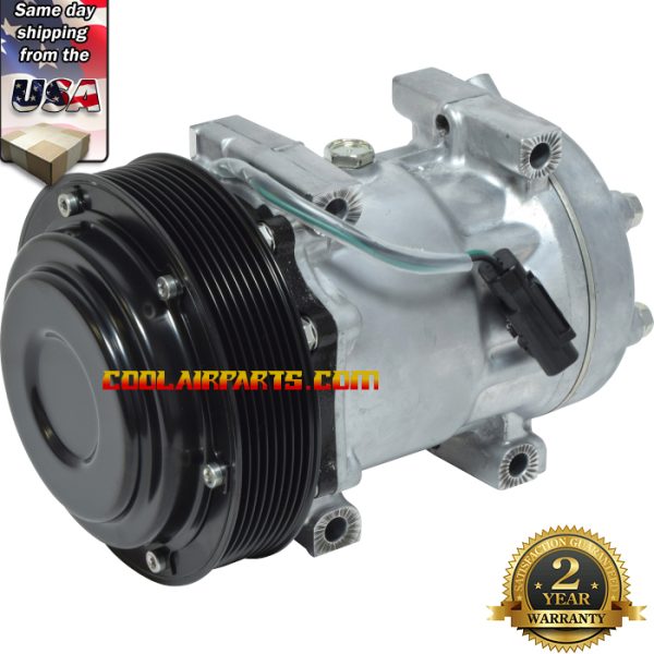 New Sanden 6173 6094 AC A/C Compressor FOR CAT CATERPILLAR 374F 349E EXCAVATOR 372-9360 461-2805 532-7323 5327323