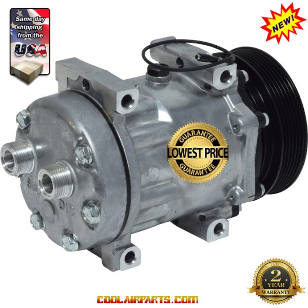 NEW AC COMPRESSOR Freightliner Caterpillar Mack Sanden 4649 / 4641 2329274 5102940 304323