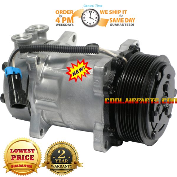 Kenworth Peterbilt Sanden 4705 New A/C Compressor F69-6002-212 F696001211 F696002 F696002212