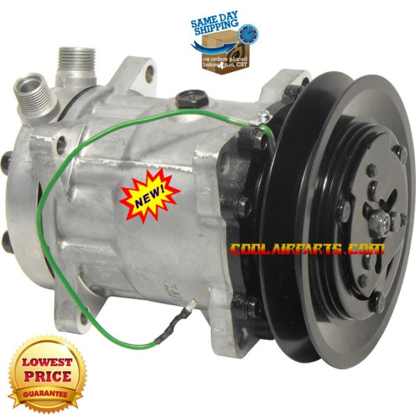 NAVISTAR Red Dot Sanden 4745 JD HEAD New A/C Compressor U4745 75R8454 Freightliner ABPN83304404 ZGG705163