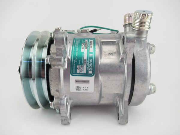 New OEM Sanden 9077 - 5073 AC Compressor S5073 24 volt SD5H09 R134a SD505 ABPN83304662 D777-1 D782-3