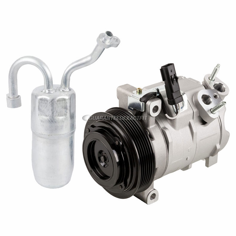 Chrysler Sebring Dodge Avenger V6 2009 2010 AC Compressor w/ A/C Drier DAC 55111541AB ; P55111541AB, RL111541AC