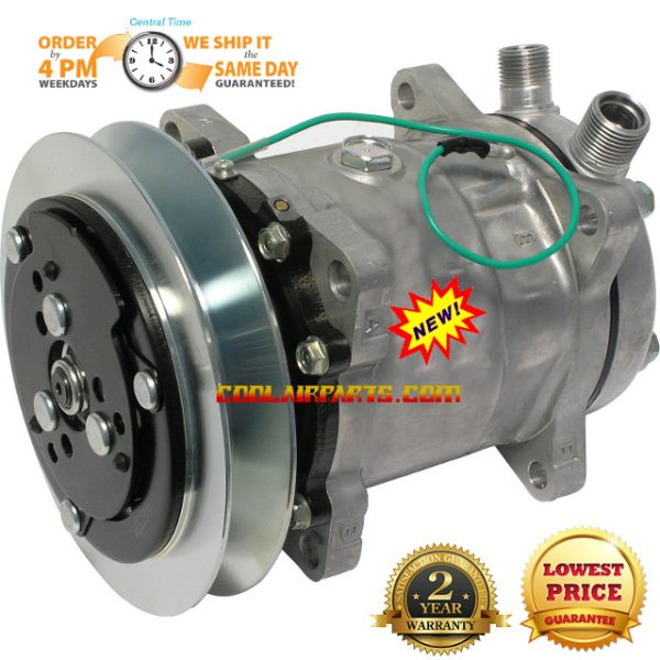 NEW AC COMPRESSOR SD5H14HD Caterpillar 6672 VOR 158mm 1C 24V FL HEAD 4516  ABP N83 304142
