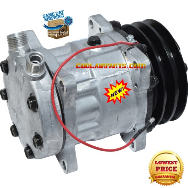 New A/C Compressor Sanden Style SD7H13 8908 8949 7312 4456 Mack Freightliner ABPN83304101 4379RD511217