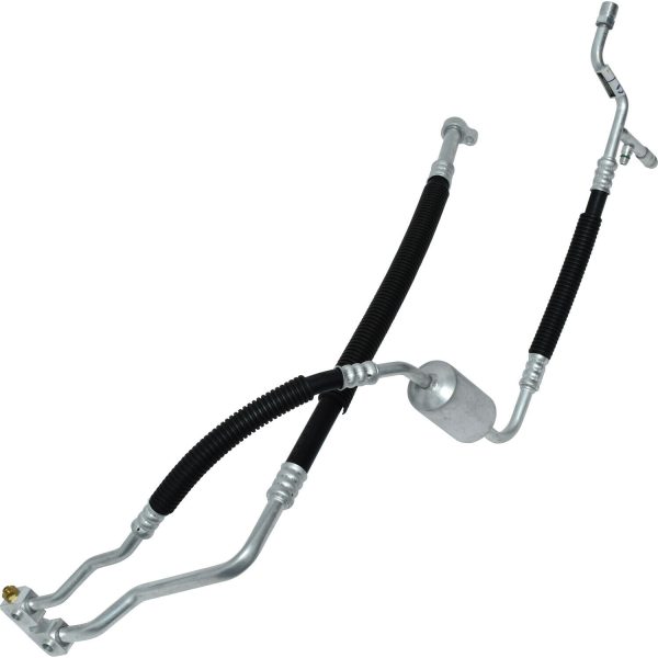1997 - 2004 Ford 8L3Z19D850D F-150 V8 New AC Manifold Hose Assembly w/ peanut Fitting F85Z19D850BA YF2467 YF3235 YF3577