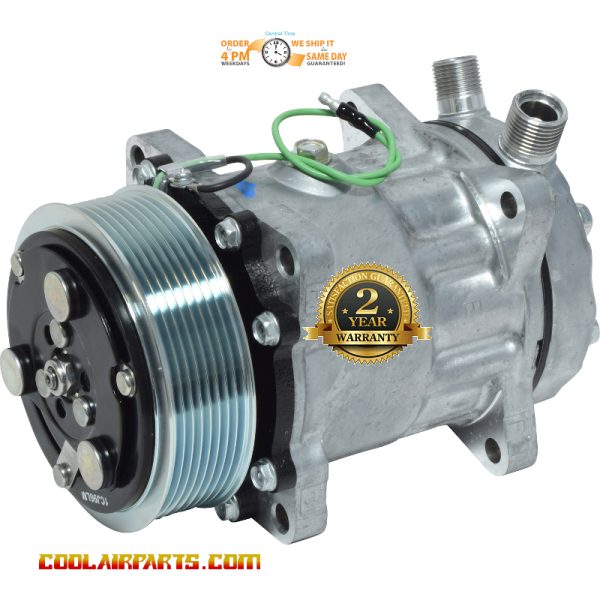 New LIEBHERR Sanden Style 8139 John Deere AC Compressor SD7H15 8 Groove 24V 5700334