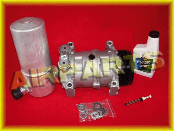 1996 - 2007 AC Compressor  Blazer  Kodiak S10 Pickup Express Van Jimmy Sonoma Topkick Hombre Bravada A/C KIT