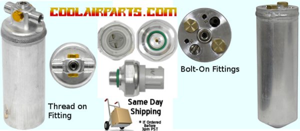 Drier & Pressure Switch 2/Pins Kit Isuzu N-Series GMC W-Series Trucks 1994-2007 NEW 8973669570 8973669910 8971751370 8971181901