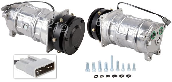 Harrison A6 GM Style A/C Compressor w/Clutch - A6 1GR 5.5" 12v - NEW Replacement 70264637
