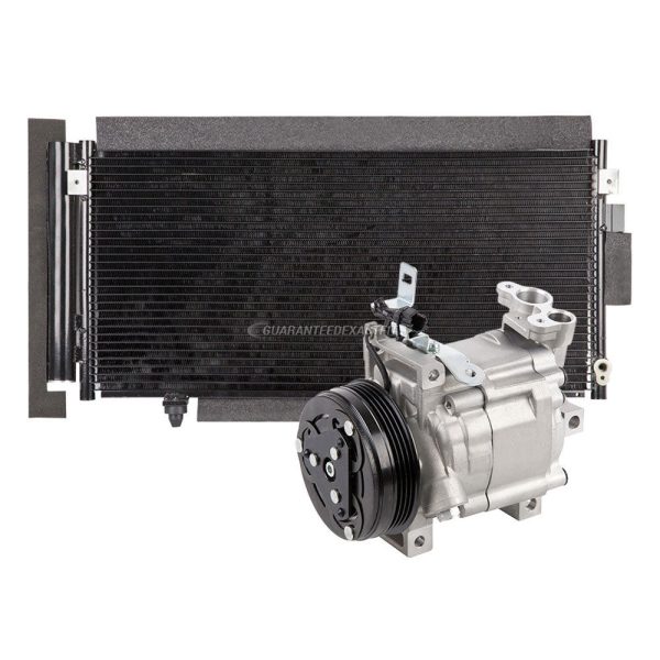 Brand New AC Compressor + A/C Condenser and Drier fits Subaru Impreza & WRX 73111-FG001